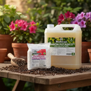 PROMO JABÓN POTÁSICO NEEM 5L + FERTILIZANTE ACIDAS 1 KG