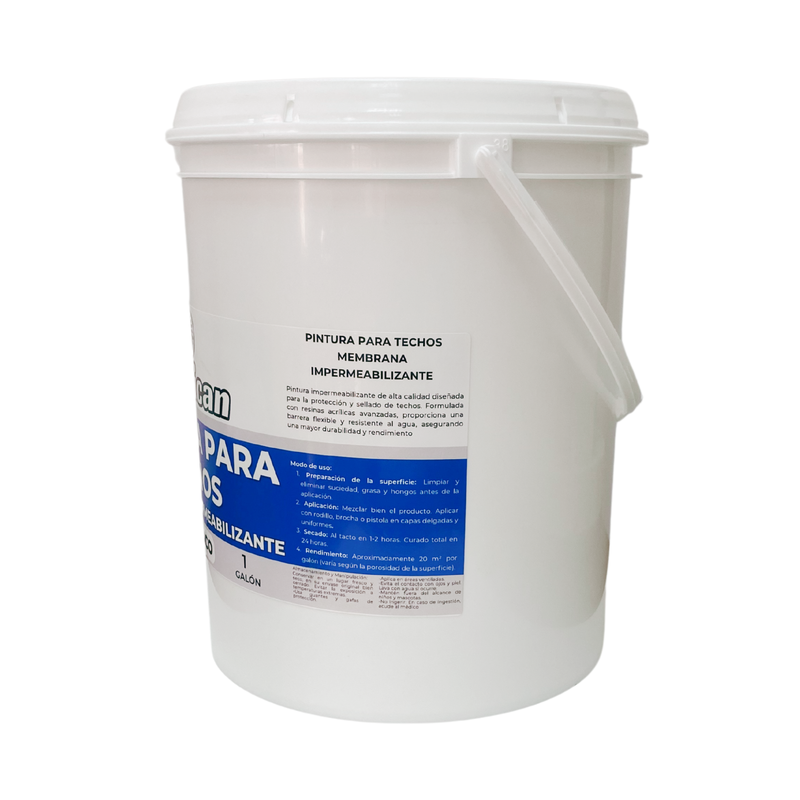PINTURA PARA TECHOS MEMBRANA IMPERMEABILIZANTE 1 GAL MOHICAN