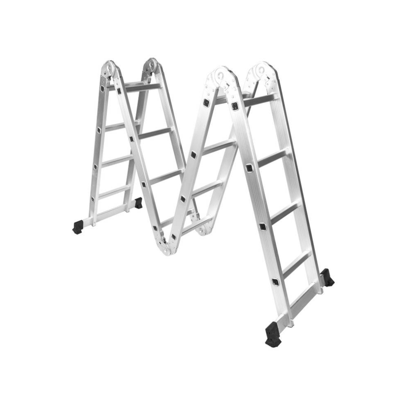 ESCALERA MULTIPROPÓSITO ALUMINIO 4 X 4 PELD 2,17MT CAP 150KG