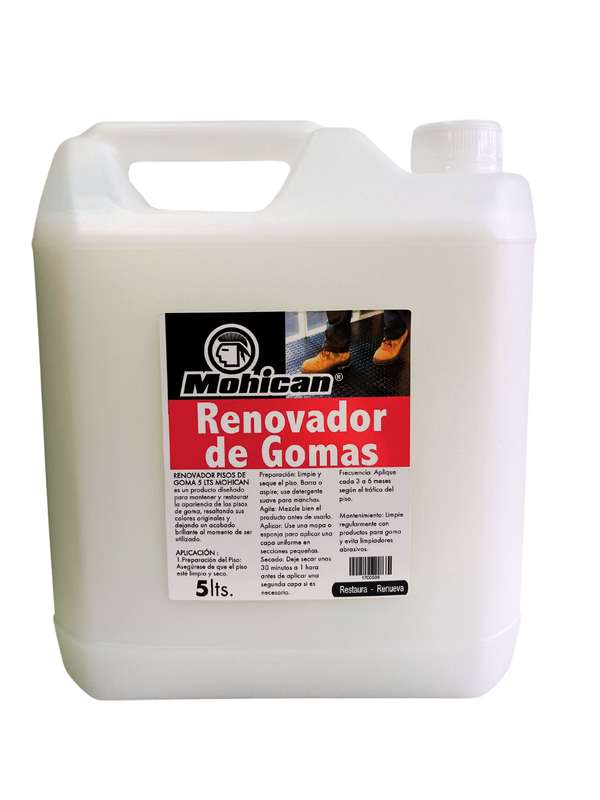 RENOVADOR PISOS DE GOMA 5 LTS MOHICAN