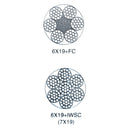 Cable De Acero Galv Alma De Yute 6x7 5 Mm X 100 Mt