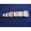 Envase  Alum. Rectang. Con Tapa 2.230 Cc Pack 20 Uni