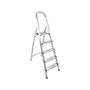 ESCALERA DOMÉSTICA ALUMINIO 5 PELD TOTALES 106 CM CAP 150KG