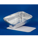 Envase  Alum. Rectang. Con Tapa 500 Cc Pack 20 Uni