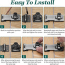 Portacandado Cromado C/llave 3'' Mohican