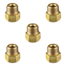 Niple Tuerca Bronce Hi-he 1/2  Pack 5 Unidades Mohican