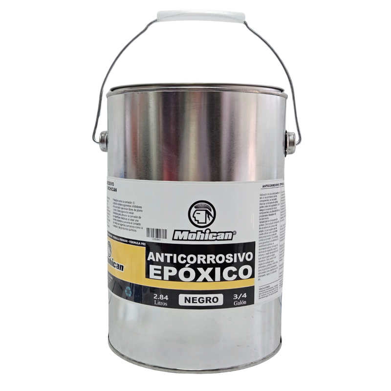 ANTICORROSIVO EPÓXICO NEGRO 3/4 GALÓN MOHICAN