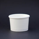 Pote Polipapel P/helado  6  Oz/180 Cc. Blanco Pack 50 Uni