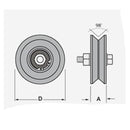 Rueda Al Piso 100 Mm 300 Kg Mohican