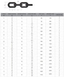 Cadena Eslabón Largo Carrete 6 Mm X 25 Mt