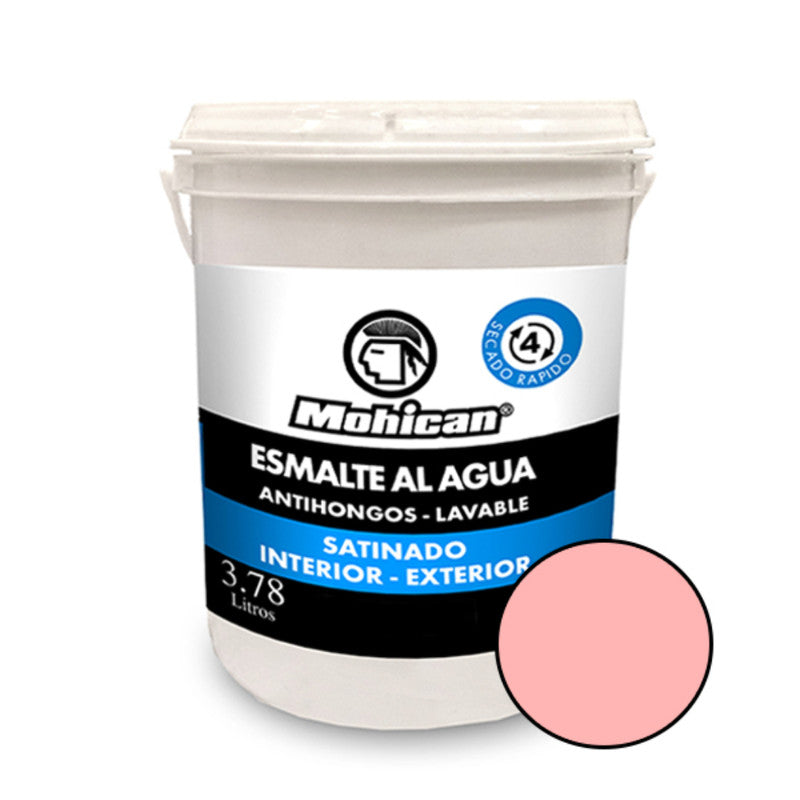 ESMALTE AL AGUA ANTIHONGOS SATINADO 1 GALON COLORES