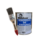 REMOVEDOR PINTURA 1/4GL + BROCHA CERDA NATURAL 1 1/2''X1/2''