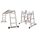 ESCALERA MULTIPROPÓSITO ALUMINIO 3 X 4 PELD 1,65MT CAP 150KG