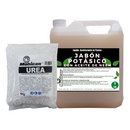 PROMO JABÓN POTÁSICO CON ACEITE DE NEEM 5 LTS + UREA 1 KG