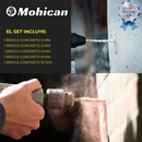 Juego Brocas Concreto 4,5,6,8 Y 10 Mm Mohican