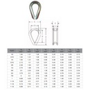 Guardacabo Tipo Americano 5/8 Mohican 2 uni
