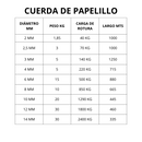 Cuerda De Papelillo Verde 6 Mm X 880 M