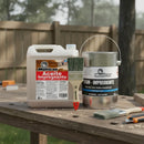 ACEITE IMPREGNANTE 5L + PROTECTOR STAIN MADERA 1GL + BROCHA