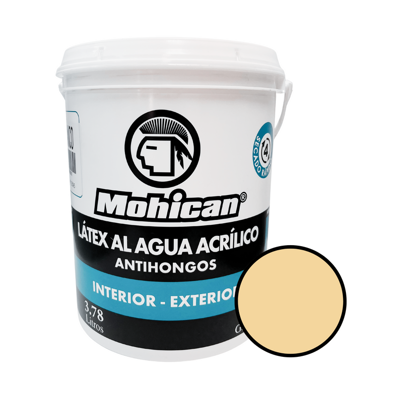 Latex Acrilico Antihongos 1 Galon COLOR Mohican