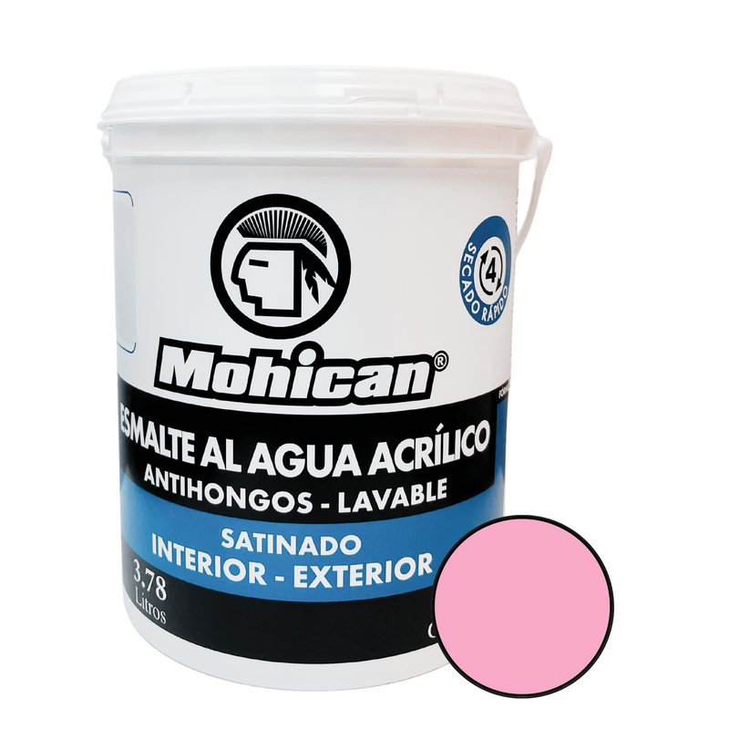 ESMALTE AL AGUA ANTIHONGOS SATINADO 1 GALON COLORES