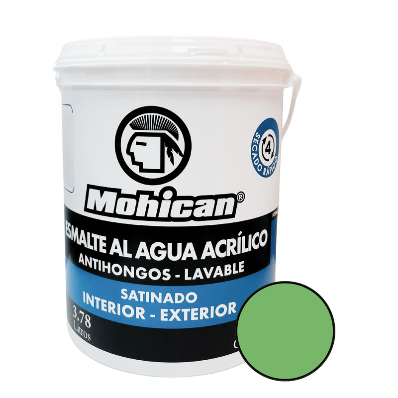 ESMALTE AL AGUA ANTIHONGOS SATINADO 1 GALON COLORES